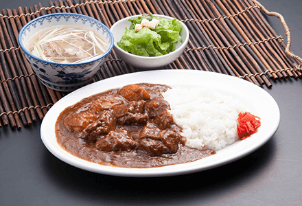 角煮炭火焼き牛たんカレー