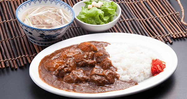 角煮炭火焼き 牛たんカレー